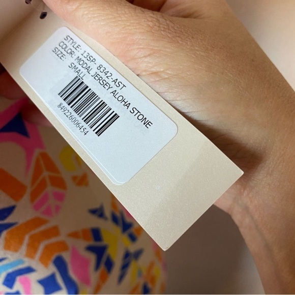 Mara Hoffman Sz S Geo Maxi Jersey Knit Dress NEW - Picture 7 of 9